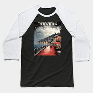 The Bosphorus Turkey Vintage Retro Travel Tourism Baseball T-Shirt